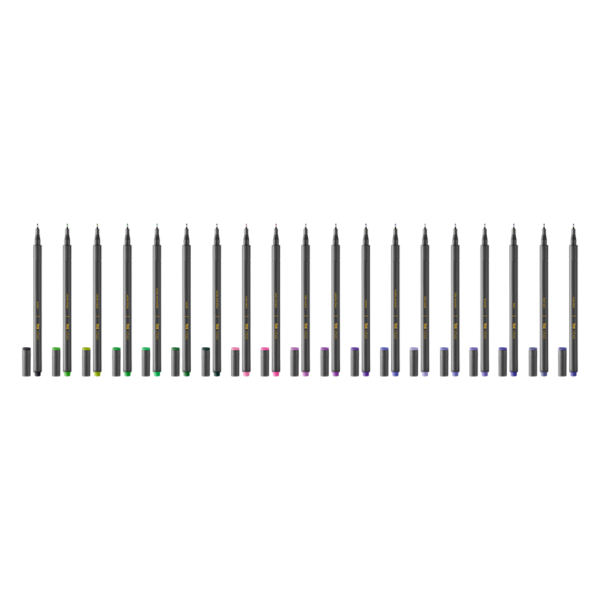 Caneta Superfina Vibes - Study Primavera - 19 Cores - Tris - Image 3