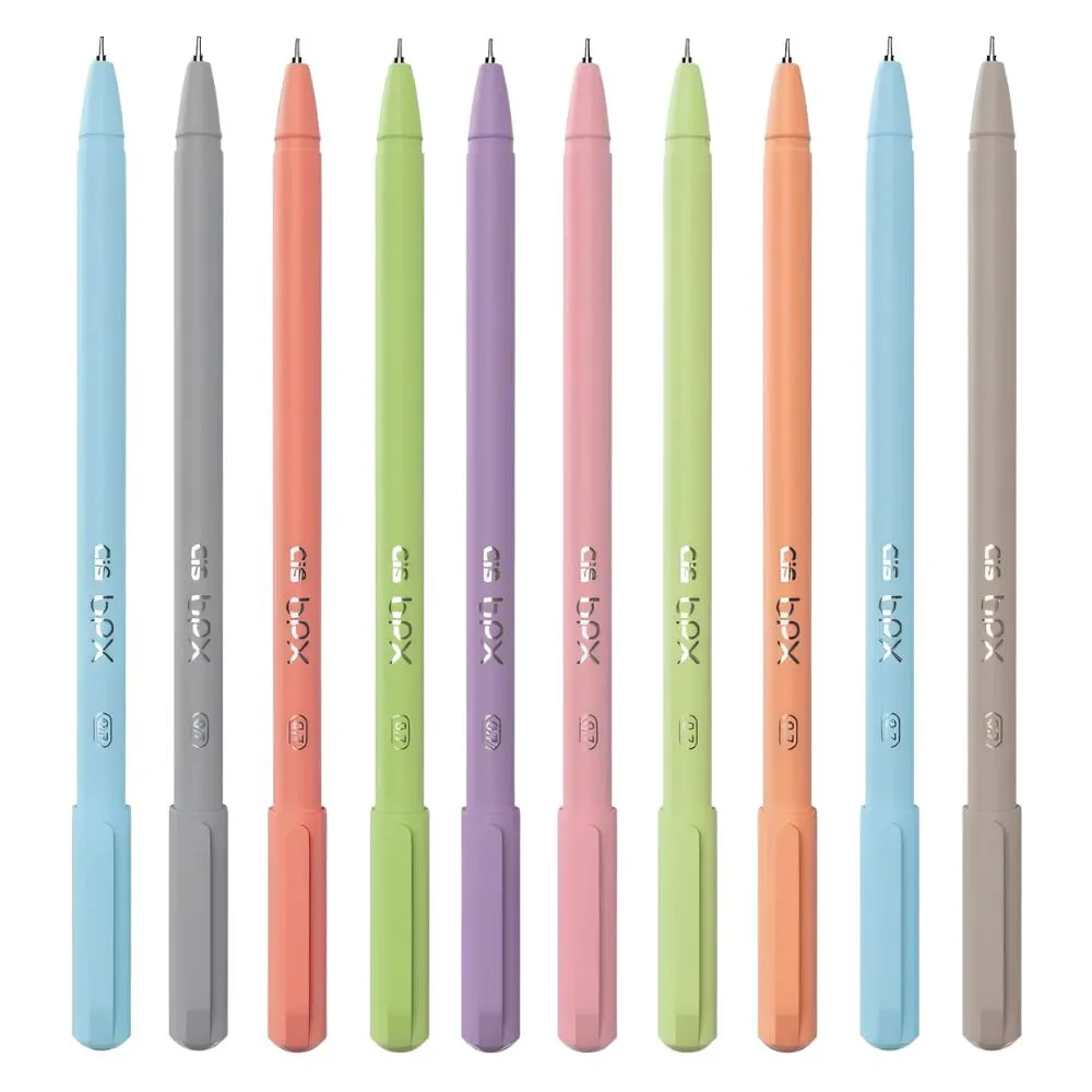 Caneta Bpx Esf.0.7mm Estojo C/10 Cores