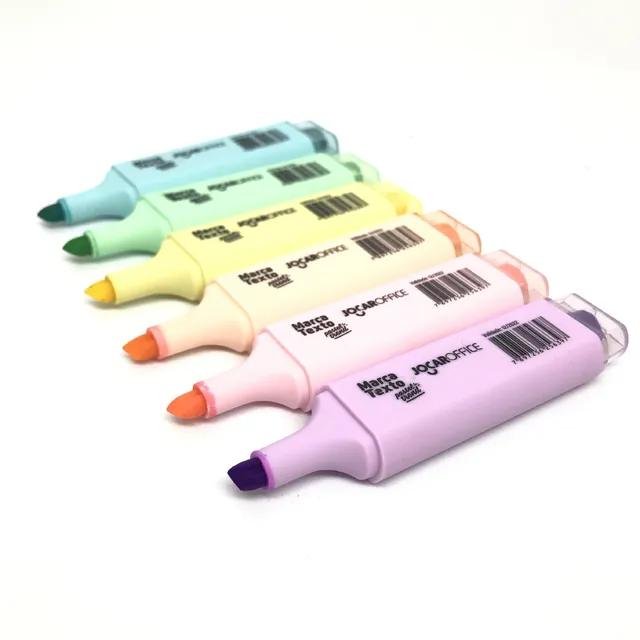Marca Texto Cores Pastel Trend Jocar Office - Imagem 2