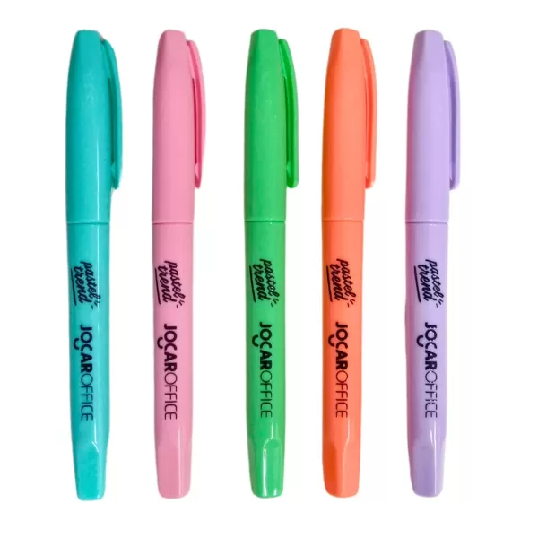 Marca-Texto Slim Pastel Und Jocar Office